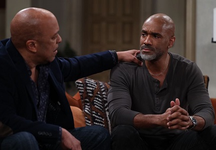DONNELL TURNER (Curtis Ashford) with Robert Gosse7t (Marshall) on General Hospital “01/30/23” Episode “15147” – “General Hospital” airs Monday – Friday, on ABC (check local listings). (ABC/Christine Bartolucci)