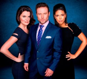 Bold and Beautiful's Heather Tom, Jacob Young  and Karla Mosley (Katie, Rick and Maya)and 