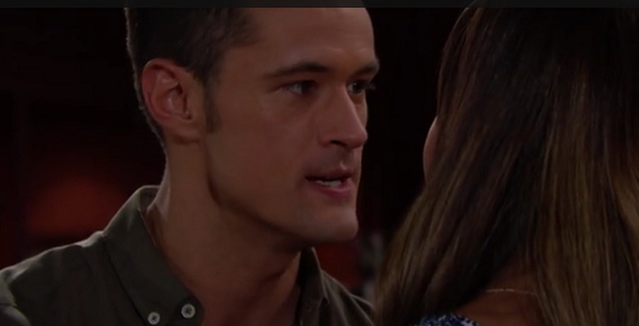 Thomas threatening Emma on The Bold and The Beautiful June 20, 2019