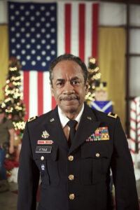 Tim Reid as General O'Toole in "A Welcome Home Christmas" on Lifetime. Photo be Brandon Bassler.
