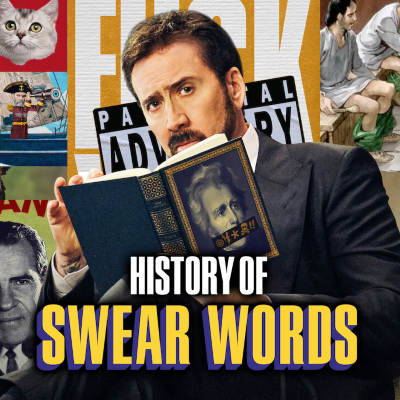 Nicolas Cage in "History of Swear Words" on Netflix