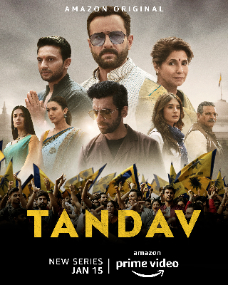 Indian drama "Tandav" on Netflix