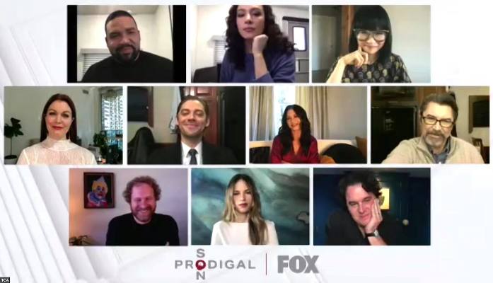 "Prodigal Son" cast at the FOX Spring TCAs.