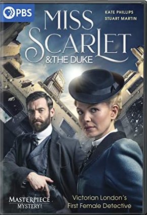 "Masterpiece Mystery!: Miss Scarlet and the Duke" DVD cover