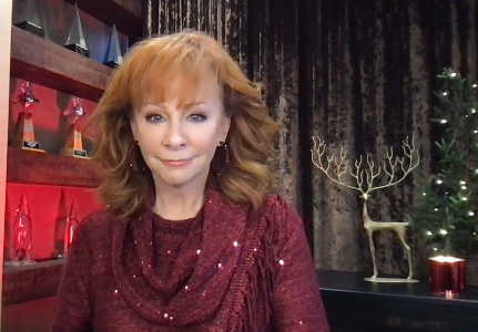 Reba McEntire on Zoom with us
