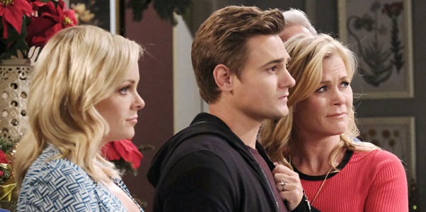 Belle, Johnny and Sami on "Days of Our Lives"
