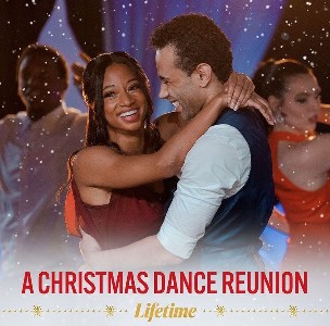 Corbin Bleu and Monique Coleman of "Christmas Dance Reunion" 12/3 on Lifetime
