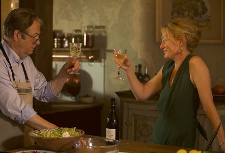 Roger Allam and Nancy Carroll of "Murder in Provence" on Britbox