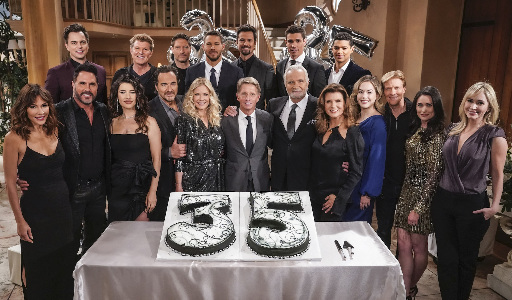 small version of Bold and The Beautiful 35th Anniversary Cast Pic