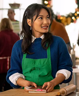 Jacky Lai of "A Sugar & Spice Holiday" on Lifetime