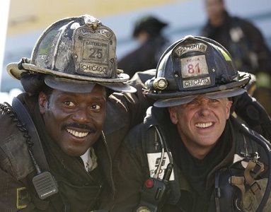 Eamonn Walker and David Eigenberg of “Chicago Fire” on NBC