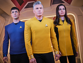 "Star Trek: Strange New Worlds" Mr. Spock, Captain Pike and Number One
