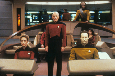 "Star Trek: The Next Generation" crew boldly go