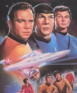 "Star Trek" collage from a Star Trek DVD