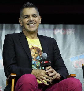 NEW YORK COMIC CON -- "Syfy’s ‘Chucky’ Panel” -- Pictured: Don Mancini at the Javits Center on October 7, 2022 -- (Photo by: Virginia Sherwood/Syfy)