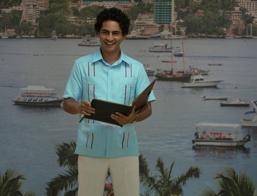 Episode 1. Enrique Arrizon in "Acapulco," premiering May 1, 2024 on Apple TV+.