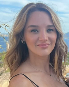 Hunter King, star of "Two Scoops of Italy" on Hallmark (Photo from her Instagram)