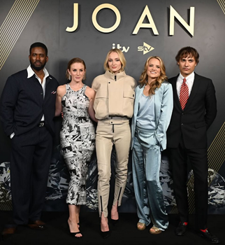 The cast of "Joan" (pic from Sophie Turner's Instagram)