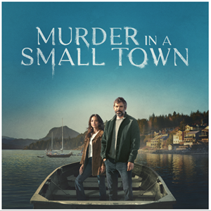 "Murder In A Small Town" on The CW key art