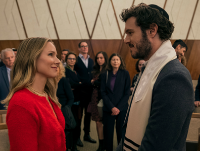 Kristen Bell and Adam Brody of "Nobody Wants This" on Netflix