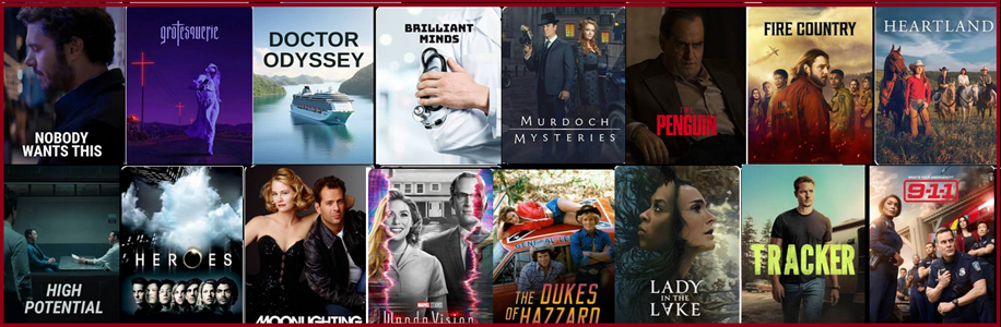 Popular TV shows banner