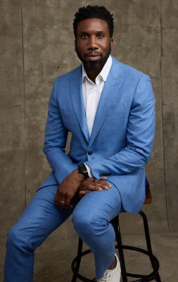 NBCUNIVERSAL EVENTS -- Press Tour, July 2024 -- NBCU Portrait Studio -- Pictured: Nyambi Nyambi, “Night Court” NBC -- (Photo by: JSquared Photography/NBCUniversal)