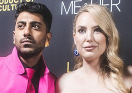 Selina Ringel and Ritesh Rajan of the film "You, Me & Her"