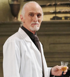 Richard Wharton plays "Dr. Rolf" on "Days of Our Lives" on Peacock (photo from his PR)