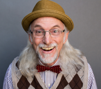 Richard Wharton plays "Dr. Rolf" on "Days of Our Lives" on Peacock (photo from his PR)