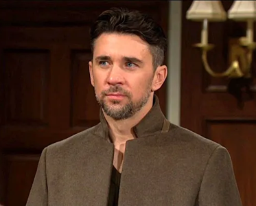 Cane (Billy Flynn) on Y&R on CBS/Paramount+ (photo from screencap)