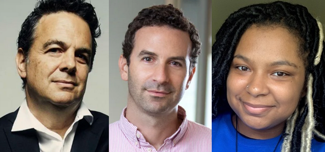 director/producers Charlie Sadoff, Gabriel London and debate coach Danielle Dupree of film "Immutable" (photos from official site)