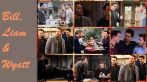 desktop wallpaper of Bill, Liam and Wyatt Spencer of B&B by Amanda