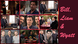 desktop wallpaper of Bill, Liam and Wyatt Spencer of B&B by Amanda