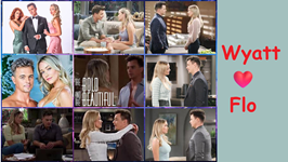 Desktop wallpaper of Wyatt and Flo on B&B by Amanda