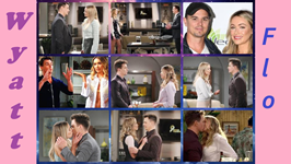 Desktop wallpaper of Wyatt and Flo on B&B by Amanda