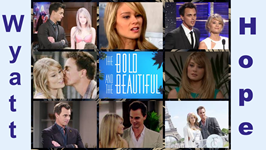 desktop wallpaper of Wyatt Spencer and Hope Logan of B&B by Amanda
