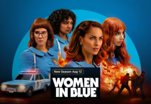 "Women in Blue" key art from Apple TV+
