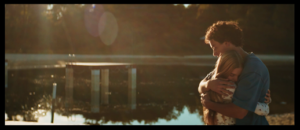 Logan Gray (Mike) and Mia Talerico (Kelly) in the movie "American Summer" (photo from PR)